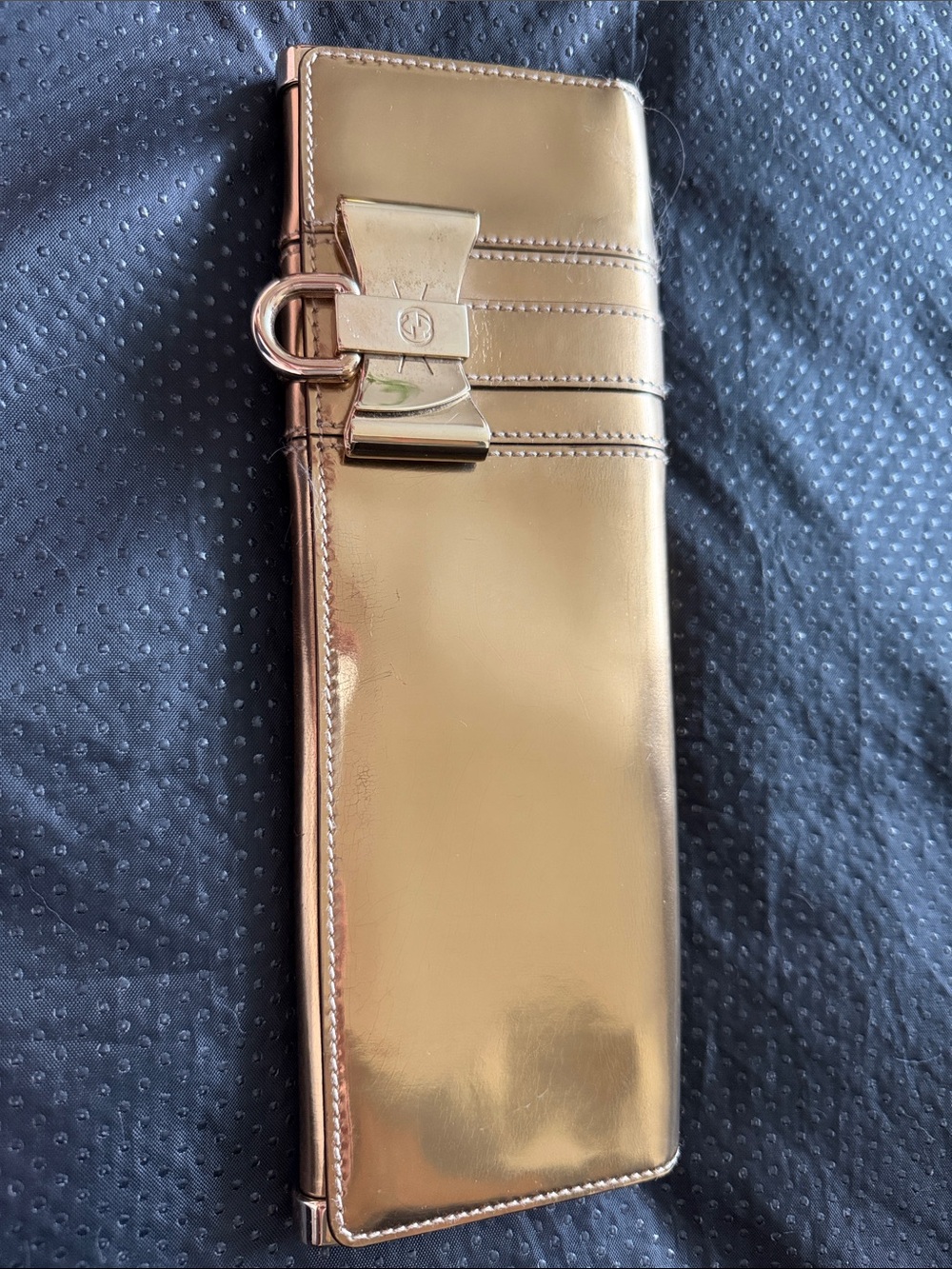 Gucci Gold Bow Clutch